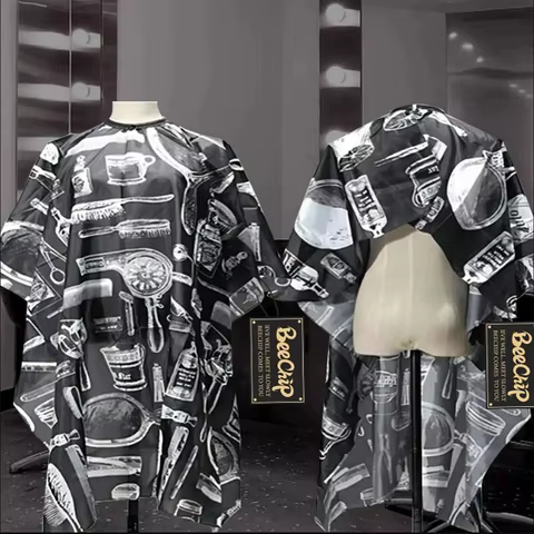 6 best sales barber cape - №3