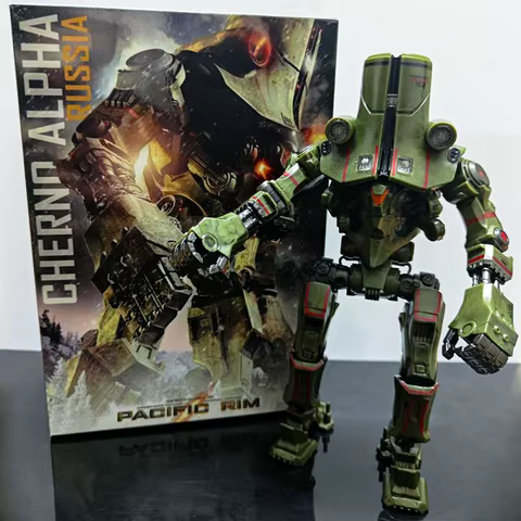 Pacific Rim Cherno Alpha Action Figure Deluxe Light Edition Черно Альфа Robot Figure Limited Mecha Model Children Birthday Gift 12 best sales odst - №6