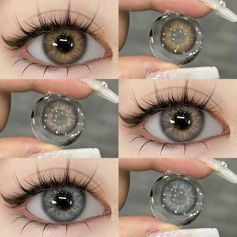 EYESHARE 1pair Natural Color Contact Lenses for Eyes Brown Contacts Gray Lenses Fashion Lenses Blue Eyes Contacts Lenses 10 best sales natural contact lenses - №2