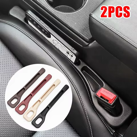 1 Pair Universal Car Seat Gap Plug Strip Side Seam Car Gap Filler Leak Proof Seat Gap Storage Organizer Interior Decoration 8 best sales tamiya f350 - №1