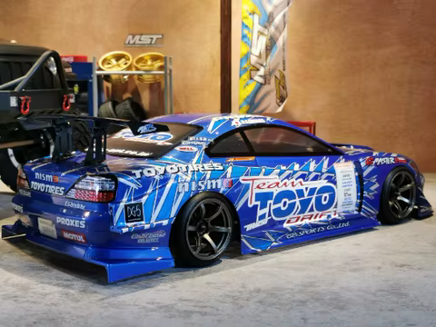 TY15 Silvs S15 GP complete 1/10 1:10 drift RC PC body shell 195width paint body with lampshade drift body RC hsp hpi trax Tamiya 10 best sales traxxas body - №6
