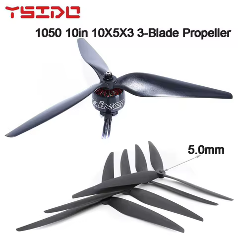 12 best sales 3 blade propeller rc plane - №4