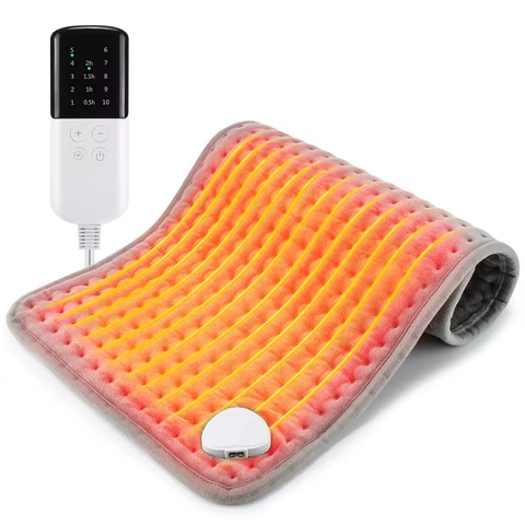 58x29CM Heating Pad 10 Levels Constant Temperature 4 Modes Timing Hot Blanket Keep Legs Abdomen Hands Body Warming Thermal Mat 6 best sales back massage pad - №1