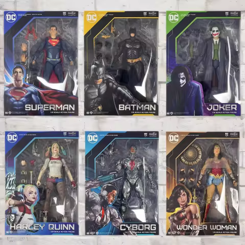 Fondjoy DC Batman Joker Wonder Woman Superman Cyborg Harley Quinn New Packaging 1/9 Action Figure Collectible Model Boys Toys 8 best sales batman vs superman - №6