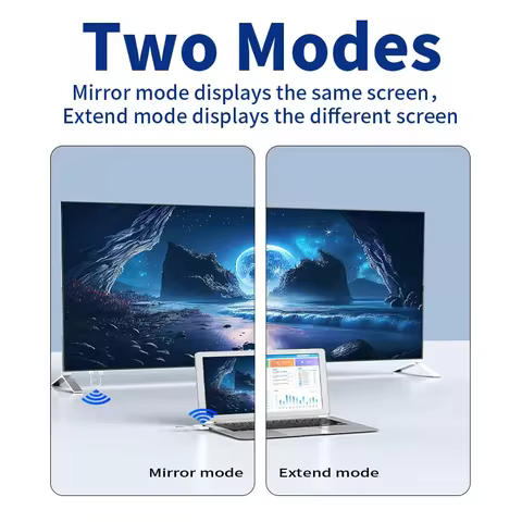 30m Wireless Video Transmitter and Receiver HDMI-Compatible Extender Display Adapter Cable Screen Mirror for Camera PC To TV 10 best sales usb type c wireless adapter - №5