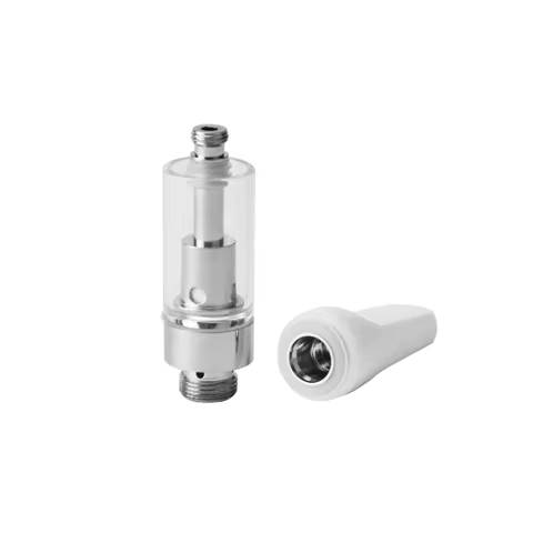 Longmada 0.5ml Empty Cartridges Preheat Battery Disposible Atomizer Ceramic Heat Element Tank Vape Thick Oil Carts Vapor 10 best sales vape disposable - №4