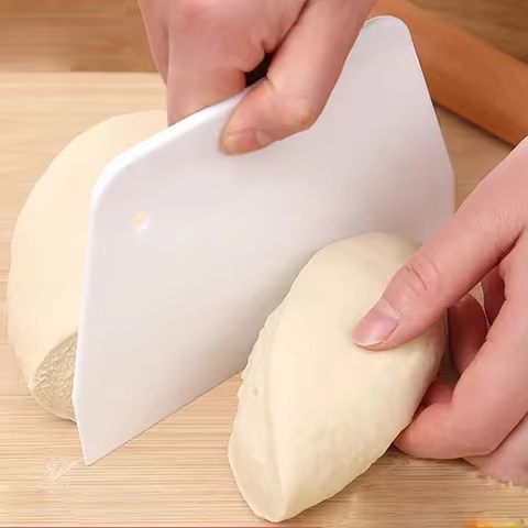 Multipurpose Dough Cutter Bowl Scraper for Bread Dough Fondant Cake Cream Spatula DIY Pastry Cutters Scrapers Kitchen Baking Kit 10 best sales cake cutting - №3