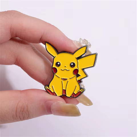 Pokemon Pikachu Anime Brooch For Backpacks Enamel Pin Metal Brooch Pin For Women Badges Pin Brooches Jewelry Accessories 8 best sales insignia pokemon - №2
