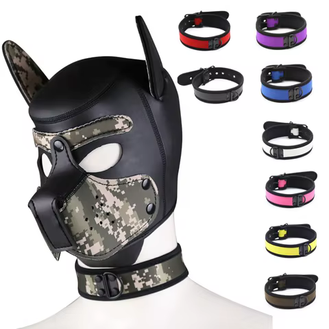 SM Games Puppy Play Collars For Adults Set BDSM Lingerie Dog Role Play Collar For Bondage Necklace Cosplay Flirting For Couples 8 best sales heavy steel bdsm collar - №2