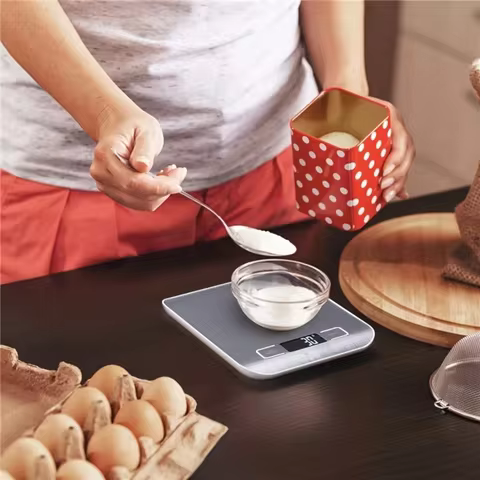 10kg 1g Portable Kitchen Scale Electric Digital Food Coffee Scale LCD Display Measuring Scale Household Weight Measuring Tools 12 best sales house kitchen - №7