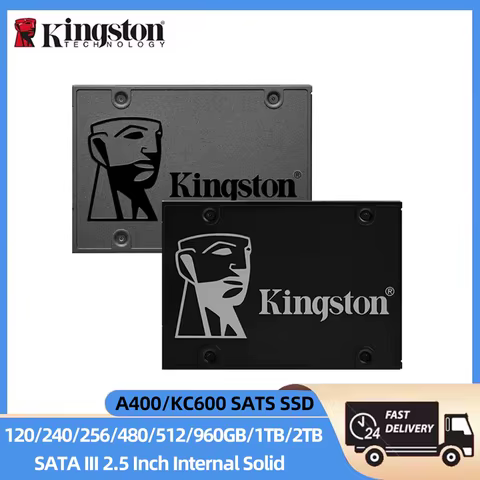 Kingston SSD KC600 512GB 256GB 1TB 2TB A400 120GB 240GB 480GB 960GB SATA III 2.5 Internal Solid State Drive HDD Hard Disk HD SSD 10 best sales sdd kingston - №9