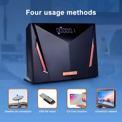 GTMEDIA V8 UHD Satellite Receiver 4K Ultra HD,DVB-S/S2/S2X+T/T2+ISDB-T+Cable(J83.A/C)+ATSC-C(J83.B)With Smart Card Reader TV Box 8 best sales android tv isdb t - №8