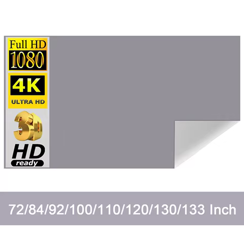 12 best sales reflective projector screen - №3