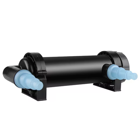 JEBO uv Sterilizer Lamp Light Fish Tank sterilizer Cleaner Ultraviolet Filter Clarifier Water For Aquarium Pond 220~240V 5W~36W 8 best sales uv light for aquarium - №8