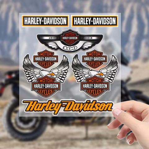 Motorcycle helmet Body Decals decoration Stickers for Harley Davidson Electra Glide Ultra Classic Motorcycle stickers 6 best sales harley sticker - №2