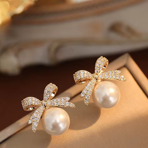 8 best sales earrings glitter - №1