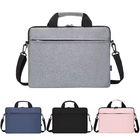 Laptop Bag Sleeve Case Shoulder HandBag Notebook Pouch Briefcases 133 14 156 inch For Lenovo HP Huawei Asus Dell Samsung 8 best sales notebook pouch - №8