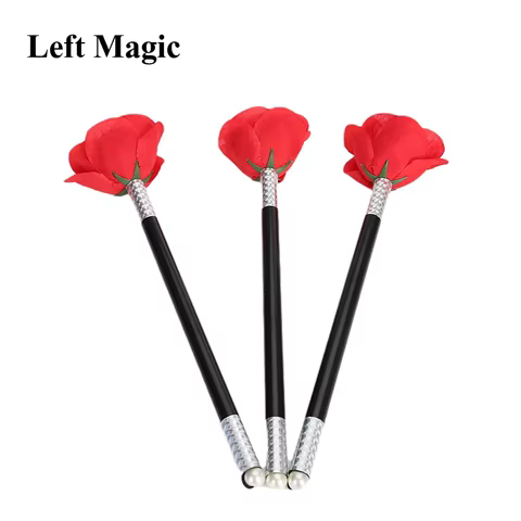 Stick To Rose / Flower Magic Tricks Flowers Close Up Street Stage Magic Props Magie Illusion Gimmicks Props Accessories 10 best sales rose magic - №1
