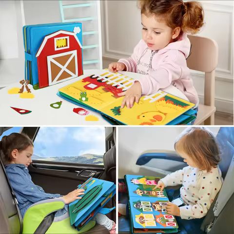 10 best sales baby busy book - №5