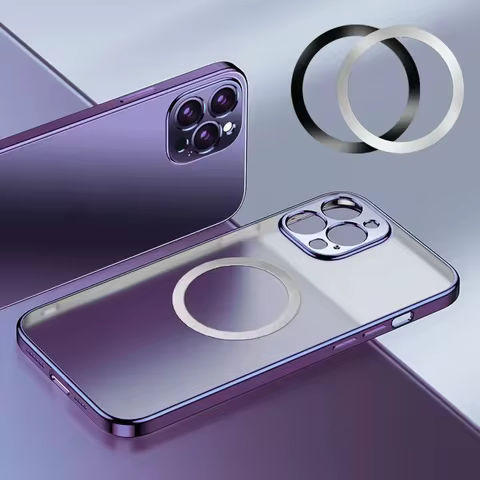 2024 Stainless Steel Universal Magnetic Metal Plate Ring For Magsafe Wireless Charger Iron Sheet Sticker Magnet Car Phone Holder 12 best sales magnetic sticker for phone - №9