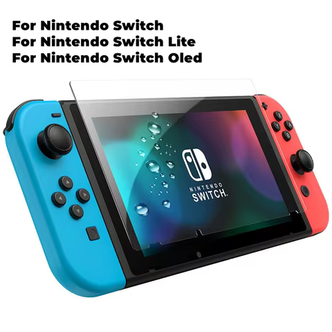 New Protective Tempered Glass For Nintend Switch Lite Screen Protector Film For Nintendos Switch NS OLED Glass Accessories 12 best sales nintendo switch lite protector - №3