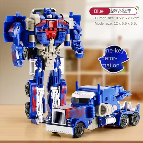 One Step Deformation Robot Transformation Car Toy Action Figure Model Kid Puzzle Toy Anime Robot Model Deformation Car 12 best sales joy toy mech - №8