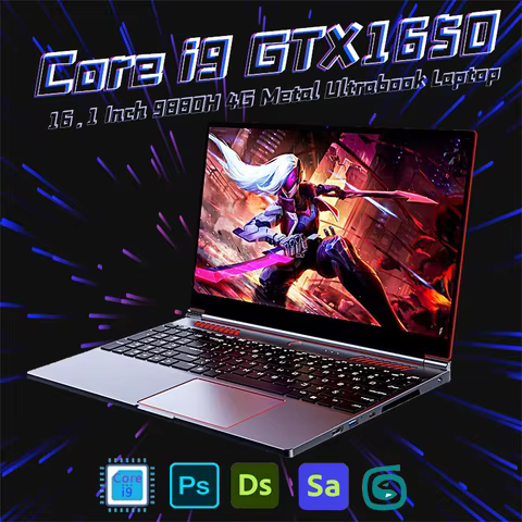 16.1 Inch Gaming Laptop Computer RTX4050 6G Intel Core i9-12900H i9-10885H windows11 RAM Max 64GB DDR4 2*M.2 NVME 4TB SSD WiFi 10 best sales i9 laptop - №3