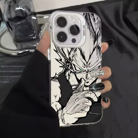 Comics Saiyan Phone Case For D-Dragons Balls iPhone 16 15 14 13 12 11 mini Pro Max X XR XSMAX 8 7 Plus Anti Fall Matte Cover 6 best sales g shock dragon ball - №2
