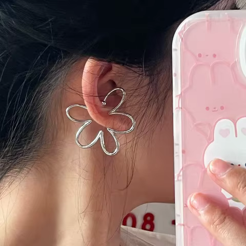 10 best sales ear cuffs silver - №9