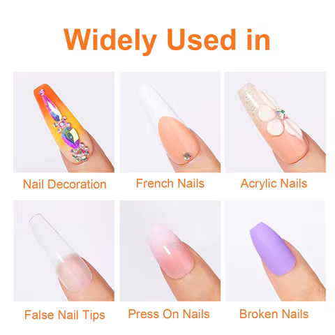 5pcs/2pcs 7g Super Strong Nail Glue For False Nail Tips, Acrylic Nails,Press OnNails,Fake Nails Art Decoration Lasting Adhesion 10 best sales glimmer - №10