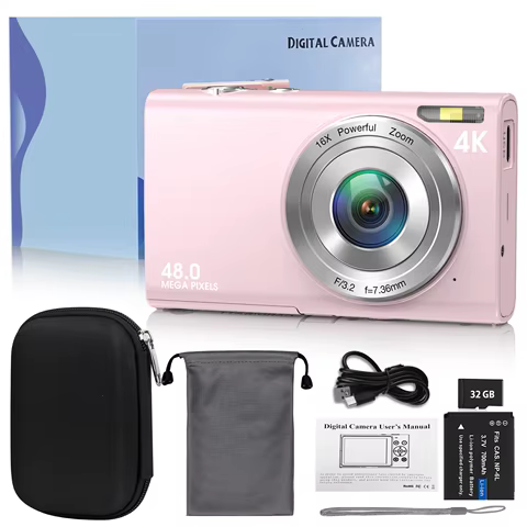 4K Digital Camera Autofocus Vlogging Camera HD 48MP with 2.8 6 best sales dlsr camera - №5