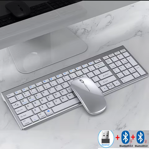 10 best sales wireless mechanical keyboard and mouse - №2