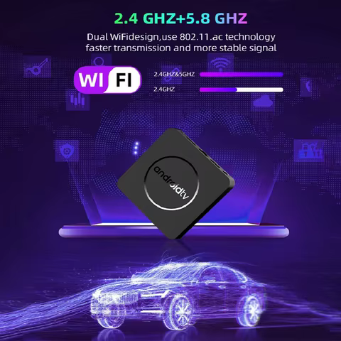 Android TV Box Q10 Android 14 Dual Wifi 2.4G&5G Google Voice Ram 4GB 8GB Rom 64GB 128GB Media player 3D 8K Video 4K Set Top Box 6 best sales receptor duosat - №6