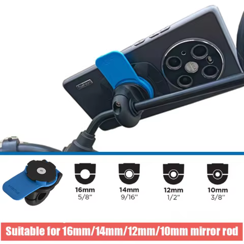 Anti-shake Motorcycle Bike Phone Holder Shock Absorber Phone Bracket Vibration Damper Self Lock Bicycle Handlebar Mount Stem 6 best sales costco eyeglass frames - №1