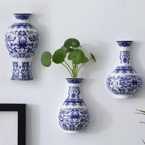 6 best sales blue ceramic vase - №1
