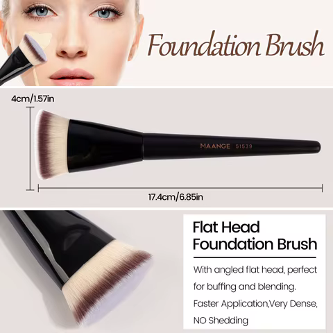 12 best sales bulk makeup brushes - №11