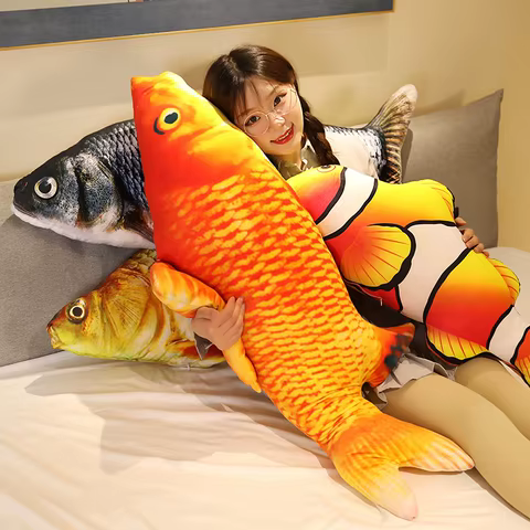 10 best sales fish soft toy - №4