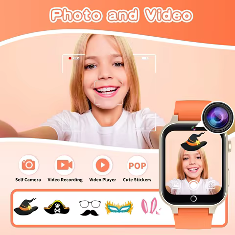 Kids Games Smart Watch for Age 5-12 Kids Gifts with 26 Games fun photo taking Music Player Pedometer Flashlight etc. 8 best sales j sound speaker - №3