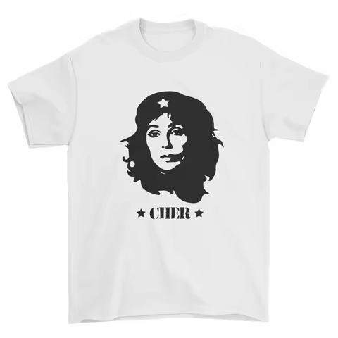Cher Guevara T Shirt Rebel Leader Famous Singer Cuba Mashup long or short sleeves 10 best sales cher - №6