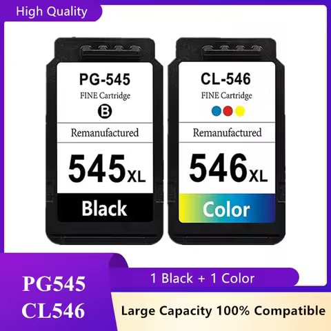 Compatible PG545 CL546 545XL 546XL Ink Cartridge for Canon PG-545 for Pixma MG3050 2550 2450 2550S 2950 MX495 Printer 10 best sales spongeless ink cartridge - №6