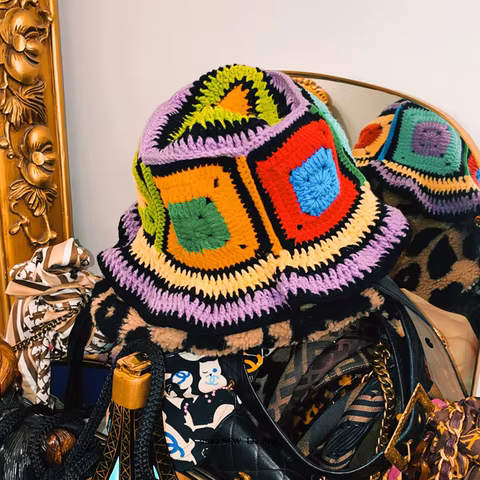 10 best sales crochet bucket hat - №7