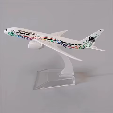 16cm Alloy Metal Mexican Air AEROMEXICO B787 Airlines Airplane Model Boeing 787 Airways Plane Model 1/400 Scale Diecast Aircraft 12 best sales oman air - №3