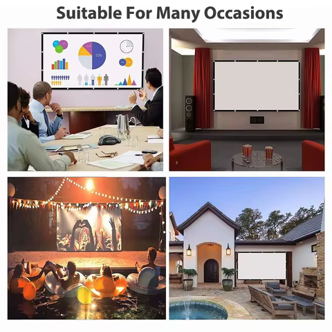 12 best sales reflective projector screen - №2