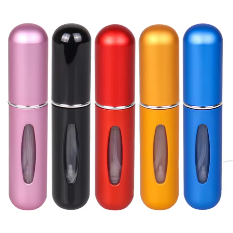 5ml Perfume Atomizer Portable Liquid Cosmetics Containers Traveling Mini Alcochol Perfume Refillable Bottles Empty Spray Bottle 12 best sales nicotine liquid - №3