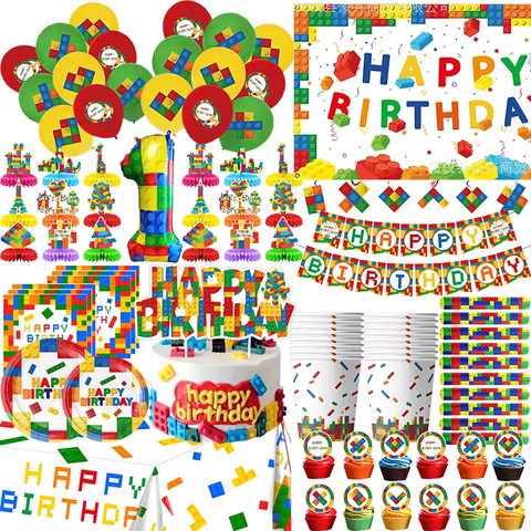 12 best sales lego birthday decorations - №8