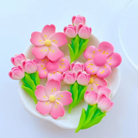 10 best sales resin flower - №10