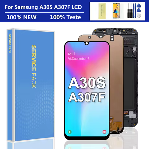 6.4'' High Quality For Samsung A30s A307F A307FN A307G A307YN LCD Display Touch Screen Digitizer Assembly For Samsung A30S lcd 8 best sales samsung j600g display - №1