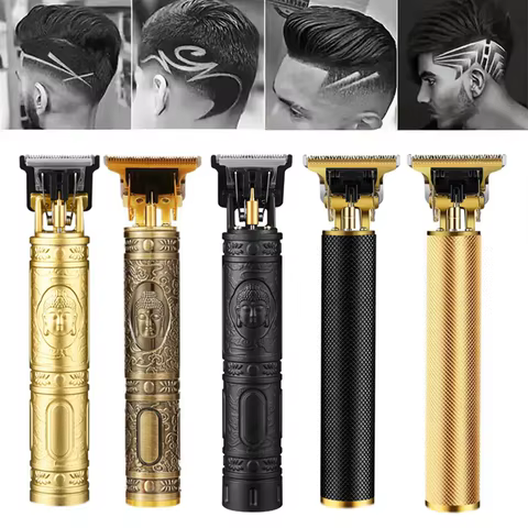T9 Rechargeable Electric Hair Clipper Beard Shaving Body Hair Trimmer Clippers Electric Hair Cutting Machine Portable Barber Men 8 best sales kit barber - №5