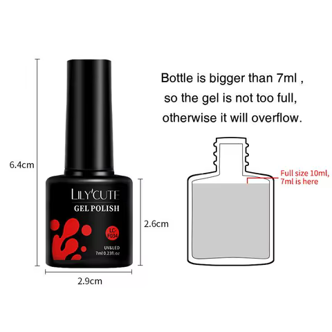 LILYCUTE 129 Colors 7ML Nail Gel Polish Nail Supplies Vernis Semi Permanent Nail Art Manicure Soak Off LED UV Gel Nail Varnishes 10 best sales glimmer - №3