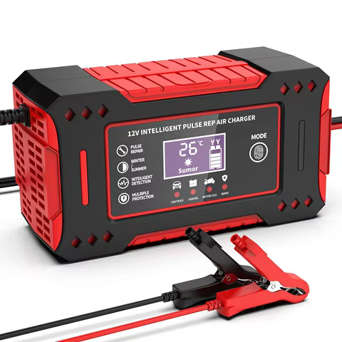 8 best sales smart car battery charger - №2